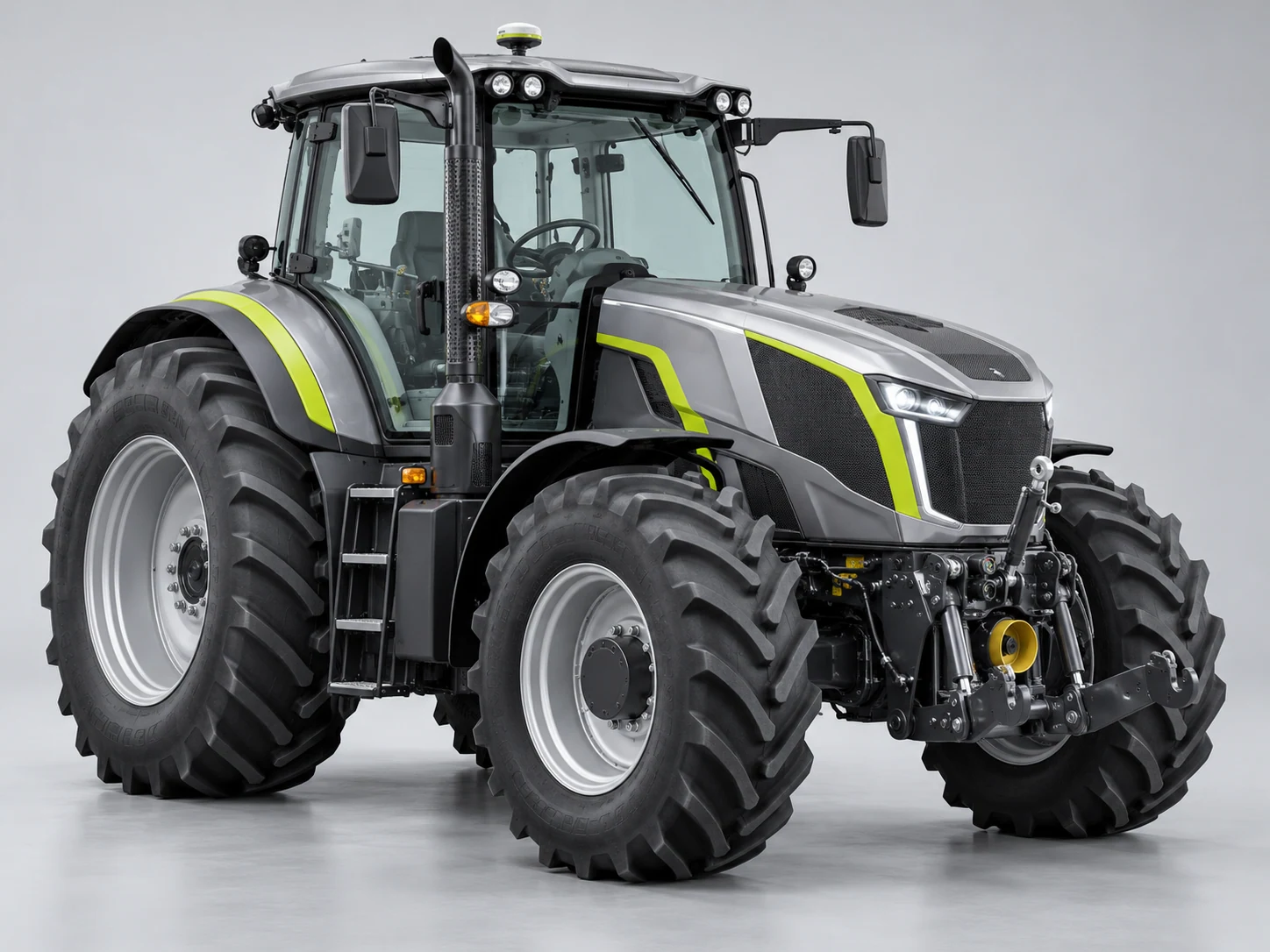 An intelligent tractor with precision navigation equipment